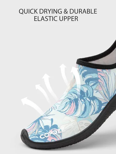 Vista 3 de COPOZZ Water Shoes for Women Men, Quick-Dry Barefoot Slip-on Aqua Socks Shoes for Swim Surf Boat Yoga Exercise for Beach Pool River Park Accessories