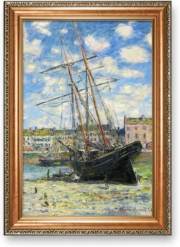 Vista 59 de A&T ARTWORK A Brisk Breeze por Willem van de velde Reproducciones de pintura de velero, impresiones en lienzo giclée para decoración del hogar, 20 x