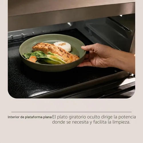 Vista 7 de Panasonic Microondas japonesas, 1.0 pies cúbicos 1200 W de diseño limpio Horno de microondas de encimera con sensor Genius 2.0 de cocción