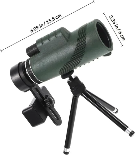 Vista 2 de Monocular Telescope for Birdwatching and Phone Photography with Stand 12x50