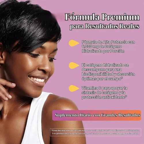 Vista 3 de 21st Century Super Collagen Plus - Tabletas de vitamina C, 6000 mg, 180 Colágeno de 6000 mg por porción con vitamina C para ayudar a mantener