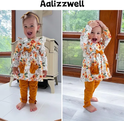 Vista 2 de Aalizzwell Traje de manga larga para bebés recién nacidos