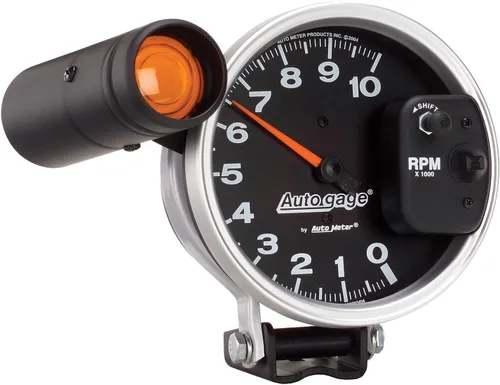 Vista 3 de Tacómetro Auto Meter 233904 Autogage con luz indicadora de cambios