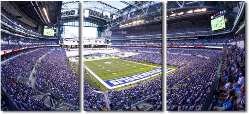 Vista 43 de TUMOVO MetLife Stadium - Decoración de pared de Nueva York, 3 piezas, lienzo, arte de pared para decoración del hogar, juegos de fútbol americano