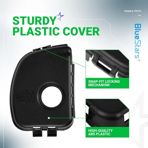 Vista 3 de Cubierta de limpiador de aire BlueStars de calidad premium 595660 & kit de filtro de aire 2 paquetes 799579 - Compatible con motores de serie BS