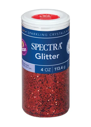 Vista 11 de Purpurina para manualidades Spectra, color negro, 4 oz, 1 frasco