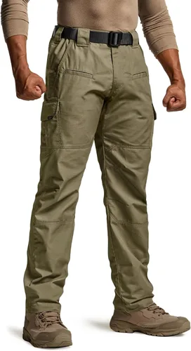 Vista 42 de CQR Pantalones tácticos para hombre, resistentes al agua, pantalones cargo Ripstop, ligeros EDC trabajo, senderismo, ropa para exteriores Mag Pocket