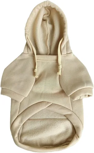 Vista 4 de Jecikelon Abrigo de Clima Frío para Mascotas Perro con Bolsillo Sudadera de Invierno para Perro Ropa Cálida para Cachorros para Perros Pequeños Ropa