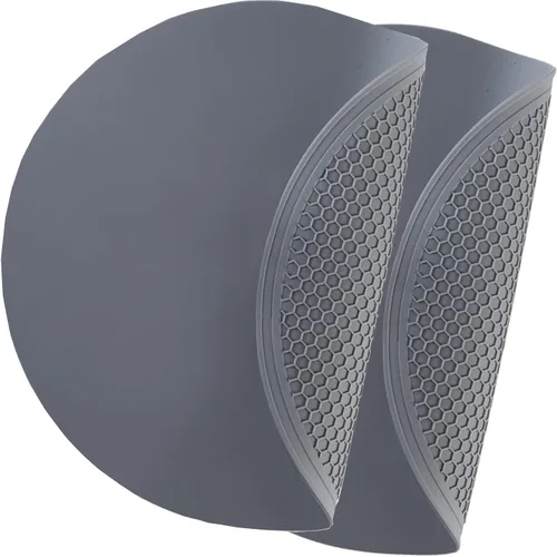 Vista 7 de Alfombrilla de silicona para microondas resistente al calor, multifuncional, protector de salpicaduras, salvamanteles, almohadilla caliente, soporte