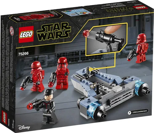 Vista 5 de LEGO Star Wars Paquete de Batalla de Soldados Sith 75266 Vehículo Speeder Stormtrooper, Kit de Construcción (105 Piezas)