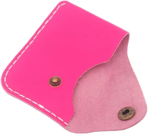 Vista 12 de Leather Card Holder Wallet, Compact Design with Slots for Cards and Cash (light brown)