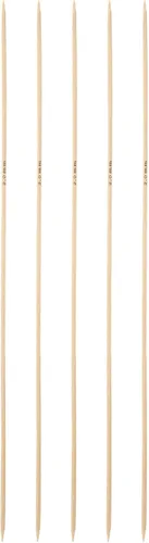 Vista 28 de Harfington - 5 piezas de agujas de tejer de bambú de doble punta, tamaño US 1 (2.25 mm), carbonizadas, 7.9 pulgadas (20 cm) rectas para tejer a