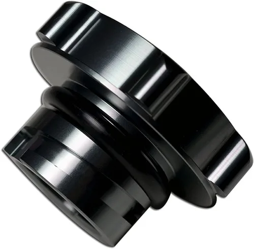 Vista 2 de VMS RACING GUNMETAL Tapa de aceite LS3 6.2L en aluminio Billet Compatible con Chevy Camaro SS 10-15 2010-2015