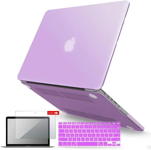 Vista 17 de IBENZER Compatible con MacBook Pro de 13 pulgadas 2015 2014 2013 finales 2012 A1502 A1425, carcasa rígida y cubierta de teclado y protector