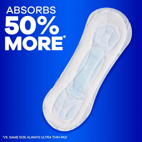 Vista 4 de Always Maxi - Almohadillas femeninas sin alas para mujer, talla 1, absorción regular, sin perfume, 48