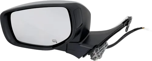 Vista 111 de Kool Vue - Espejo calefactable eléctrico para Subaru Forester 2019-2020 con luz de señal, luz de punto ciego y memoria cromada