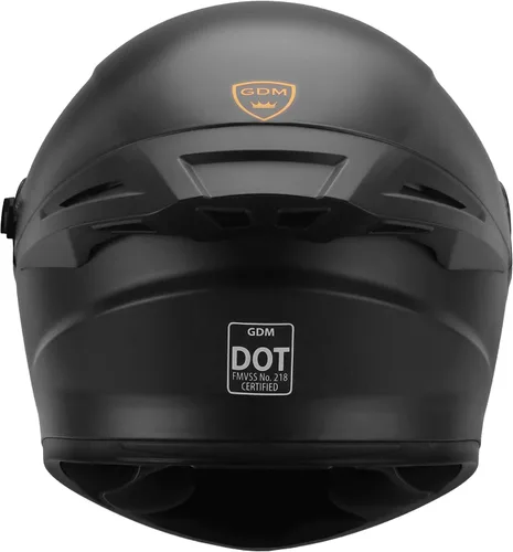 Vista 6 de GDM Casco de motocicleta Bluetooth de cara completa con 3 viseras