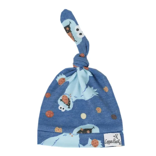 Vista 16 de Copper Pearl Gorro de bebé con nudo superior, elástico, suave, súper Grover