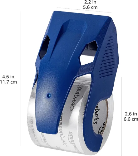 Vista 7 de Amazon Basics Cinta de embalaje resistente con dispensador para envío, mudanza y almacenamiento, 1.88 pulgadas x 22.2 yardas, paquete de 6, 4.33 x