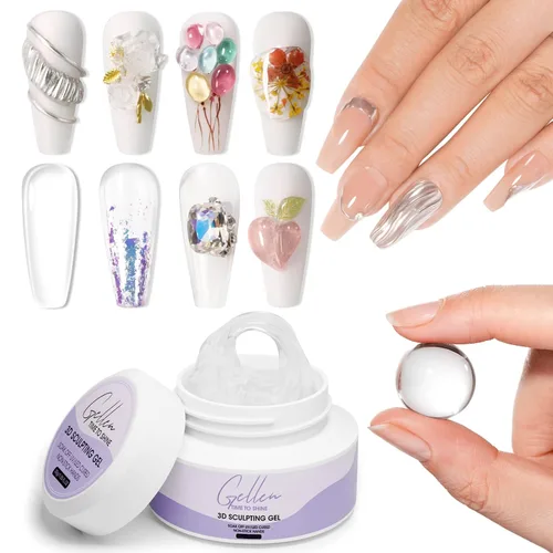 Vista 9 de Gellen Top Coat y Base Coat para Gel Polish - Acabado Shine de larga duración, 8ml cada botella Capa superior y base transparente