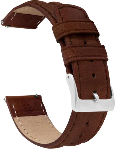 Vista 12 de Barton Racing & Rally Horween - Correas de cuero con barras de resorte de liberación rápida integradas, longitud estándar para muñecas de 5 a 8