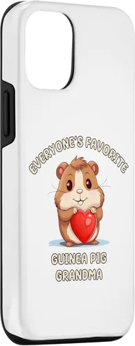 Vista 3 de iPhone 15 Funny Everyone's Favorite Guinea Pig Grandma Nana Case