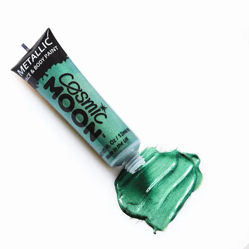 Vista 8 de Cosmic Moon - Maquillaje metálico para la cara y el cuerpo - 0.40 fl oz - Crea fascinantes diseños de pintura facial metálica! - Juego de 6