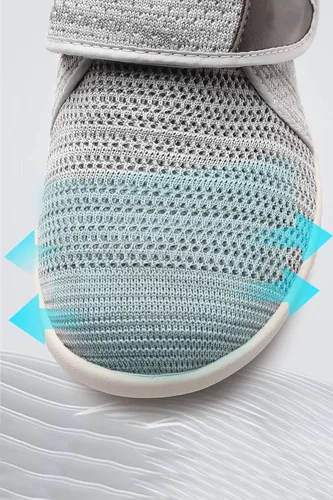 Vista 4 de ZUMEIJIA Zapatos diabéticos para mujer zapatos casuales ajustables zapatos anchos para ancianos pies hinchados antideslizantes amortiguación de aire