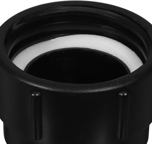 Vista 3 de 2pcs Ibc Tote Tank Adapter 2 Inch Threaded Black Plastic Quick Connect