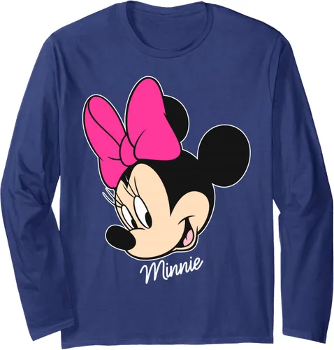 Vista 6 de Disney Mickey and Friends Minnie Mouse Big Face Camiseta de manga larga