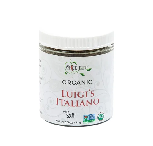 Vista 12 de Luigi's - Condimento italiano, condimento italiano clásico orgánico rico y robusto, bolsa pequeña sin sal, condimento italiano Luigi's, 1.2 onzas