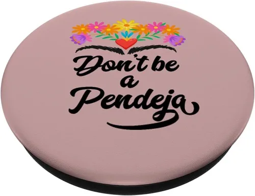 Vista 2 de Pendeja Latina Power Latinx - Agarre y soporte para teléfonos y tabletas, Negro