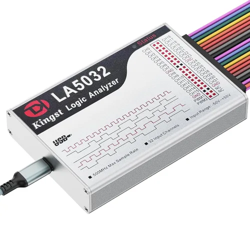 Vista 8 de Analizador Lógico USB LA2016 16 Canales 200MHz 1G Memoria con Software PC en Inglés Portátil de Alta Velocidad Soporta I2C SPI CAN UART para Windows