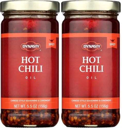 Vista 7 de Dynasty Aceite de chile caliente, 5.5 oz