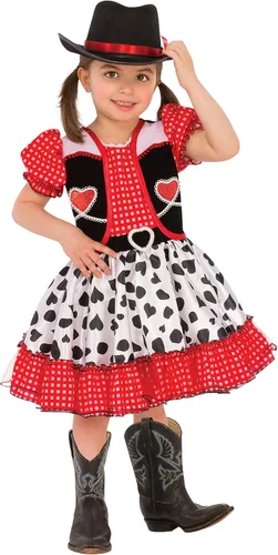 Vista 4 de Rubie's Disfraz de vaquera para niños, Como se muestra