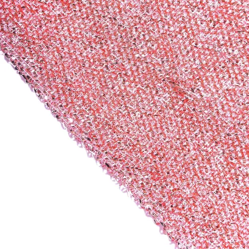 Vista 9 de Efavormart - Cubierta de telón de fondo de arco abierto de 7 pies, color oro rosa brillante, de elastano, con doble cara en forma de U, para arco