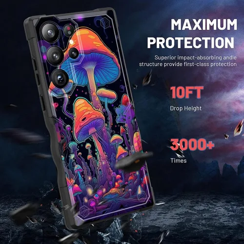 Vista 1000 de Funda para Galaxy A14 5G, [Doble Capa][Protección contra Caídas de Grado Militar de 10 Pies] [Antideslizante] Funda Resistente a Prueba de Golpes