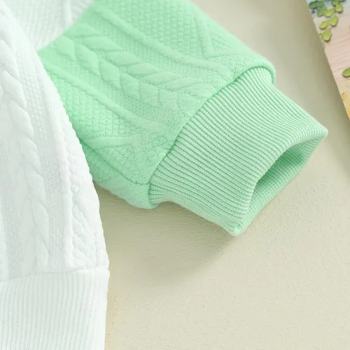 Vista 7 de MERSARIPHY Ropa de bebé para bebé, sudadera de punto para bebé, suéter de punto, pantalones largos, ropa de otoño e invierno