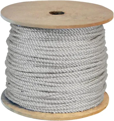 Vista 46 de ATERET Cuerda de Polipropileno Trenzada de 3 Hebras Color Tostado Monofilamento I 1-1/2" x 20 Pies I 19,350 lbs. Resistencia a la Tracción I Cordón
