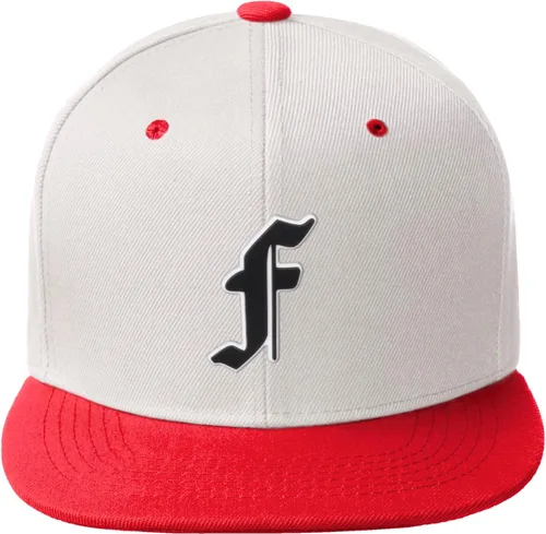 Vista 1511 de Daxton Gorra clásica con visera de billete plano con letras del alfabeto inglés antiguo de la A a la Z