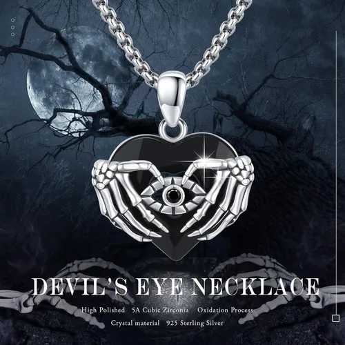 Vista 5 de MEDWISE Heart Necklace for Women 925 Sterling Silver Heart Necklace Jewelry Gifts for Women Wife