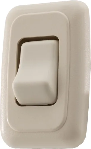 Vista 8 de Interruptor de encendido/apagado SPST único con tapa, de 12 voltios, para RV, remolque, casa rodante (negro)