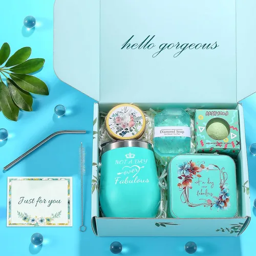 Vista 2 de Regalos para el día de la madre, regalos para mamá, mujeres, hermanas y amigas, cesta de regalo relajante para mamá, ideas únicas de regalo
