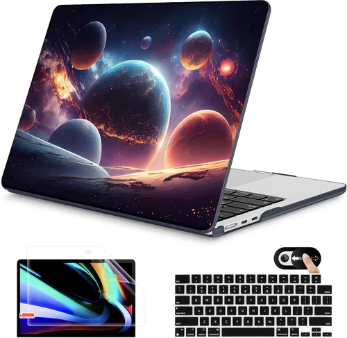 Vista 30 de Mektron Funda para MacBook Air 2025 M4 de 13.6 pulgadas A3240 Compatible con 2023 A2681 M2 2024 A3113 M3 Chip con Liquid Retina Display Touch ID