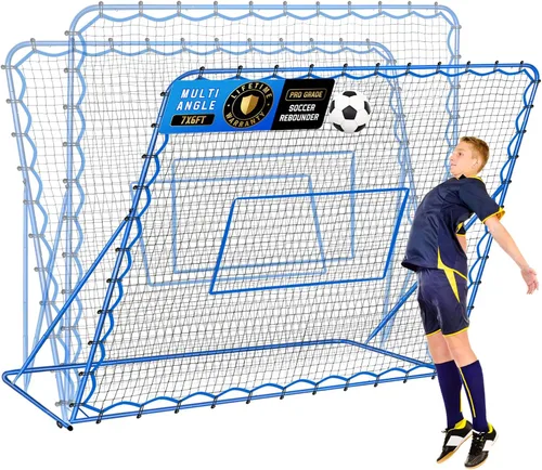 Vista 18 de Soccer Baseball Rebounder Soccer Goal Net, Volleyball Rebound Pitchback Net