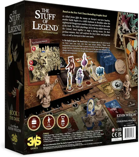 Vista 2 de The Stuff of Legend: The Board Game es un juego semi-cooperativo de aventura y traición para 3 a 6 jugadores, mayores de 14 años por 3WS