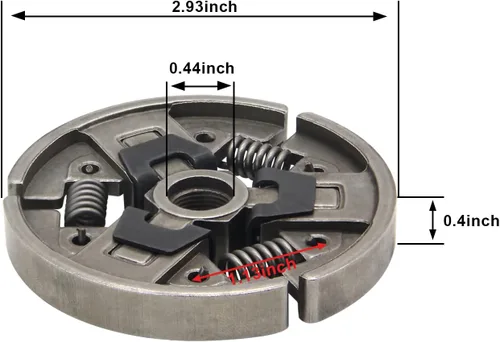 Vista 3 de Kit de rodamientos de piñón de tambor de embrague de paso de 3/8 "de 7 dientes para motosierra Stihl 029 MS290 MS310 039 MS390