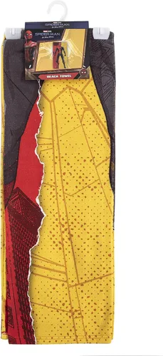 Vista 4 de Northwest Toalla de playa Spider-Man, 30 x 60 pulgadas, rojo dorado Rip Rojo Oro Rip