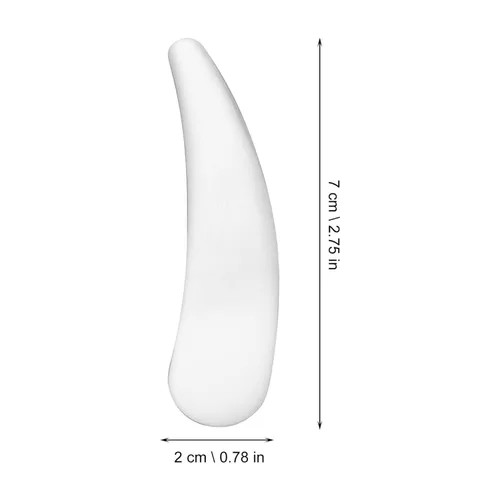 Vista 2 de Beaupretty Espátulas cosméticas Máscara de crema facial Cuchara Stick Maquillaje de acero inoxidable Cuidado de la piel Crema facial Cuchara
