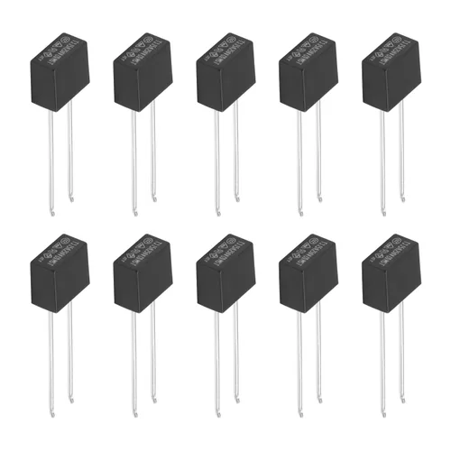 Vista 8 de Fielect 30 unids DIP montado en miniatura cuadrado lento golpe micro fusible instrumento eléctrico fusible 2.5A 250V negro
